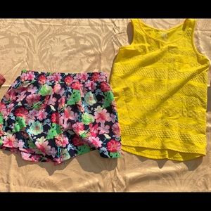 Girls summer short set